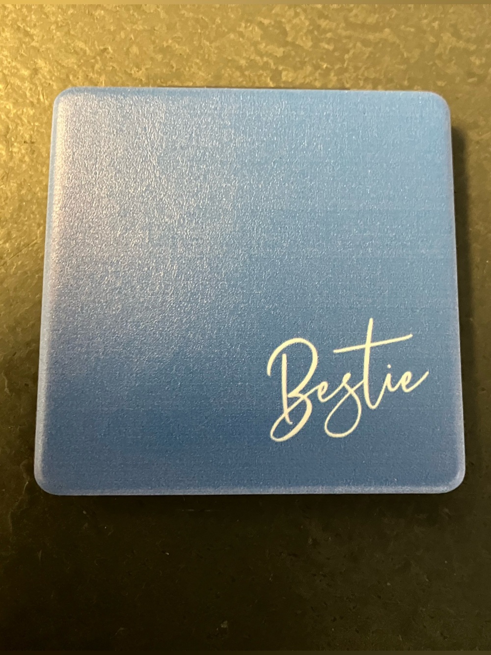 “Bestie” foldable compact mirror 🪞 3 3/4” by 3 3/4”
